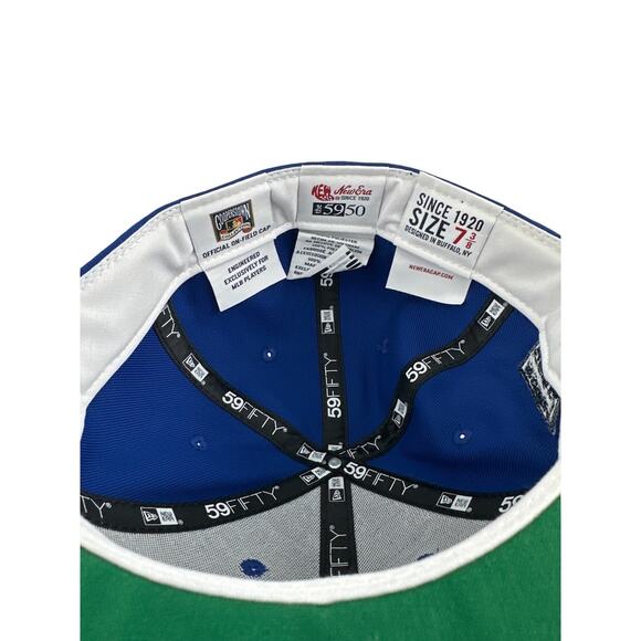 New Era Blue Kansas City Authentic Collection 59FIFTY Fitted Hat Size 7 3/8 - Picture 7 of 11